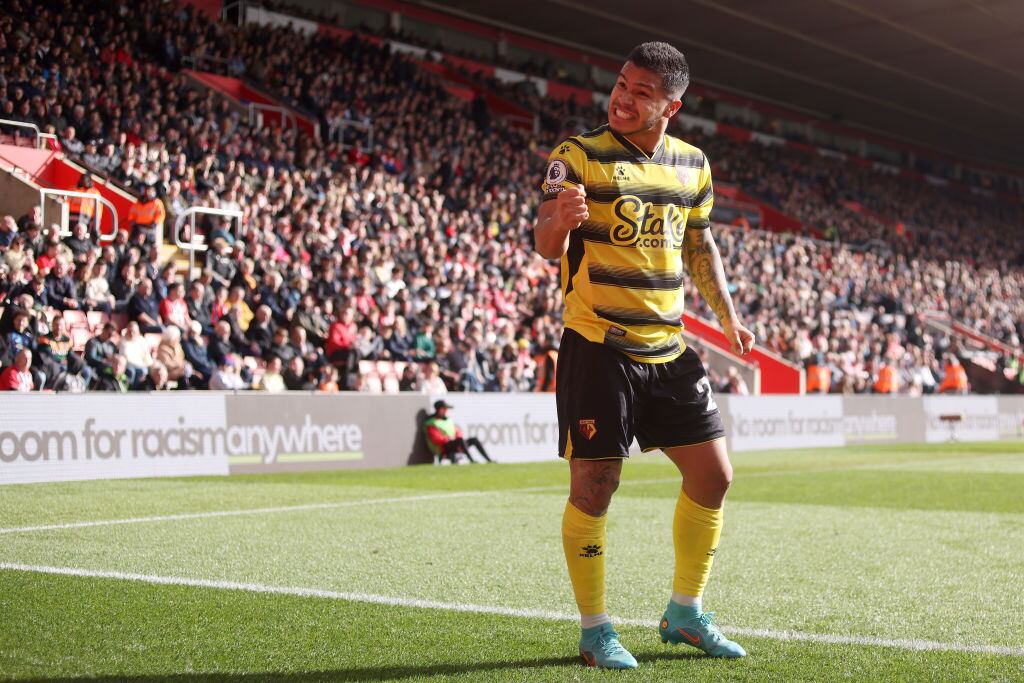 Cucho Hernandez en Watford FC (Photo by Charlie Crowhurst/Getty Images)