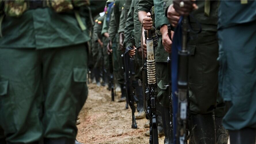 Armas de las Farc. Foto: Referencia Getty