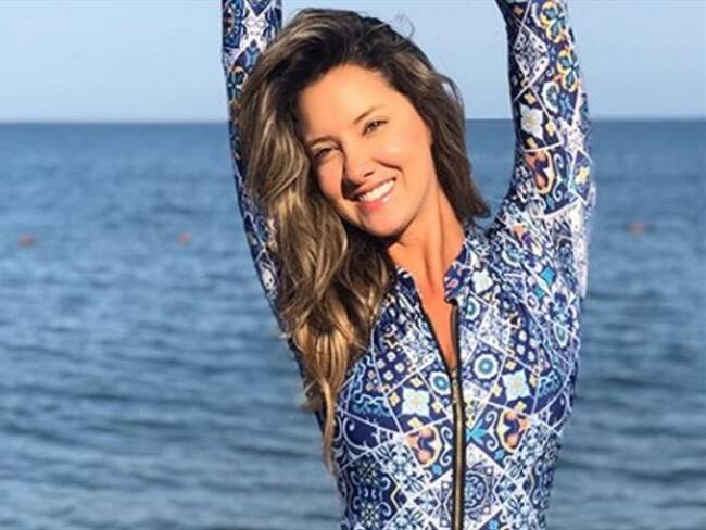 Daniella Álvarez muestra su cicatriz. Foto: Instagram