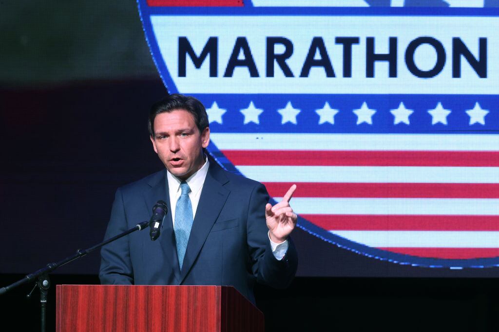 Gobernador de Florida, Ron DeSantis. Foto: Getty Images.