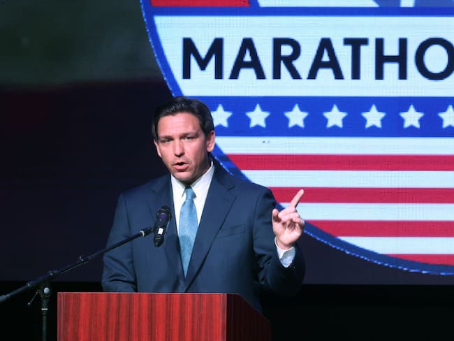 Gobernador de Florida, Ron DeSantis. Foto: Getty Images.
