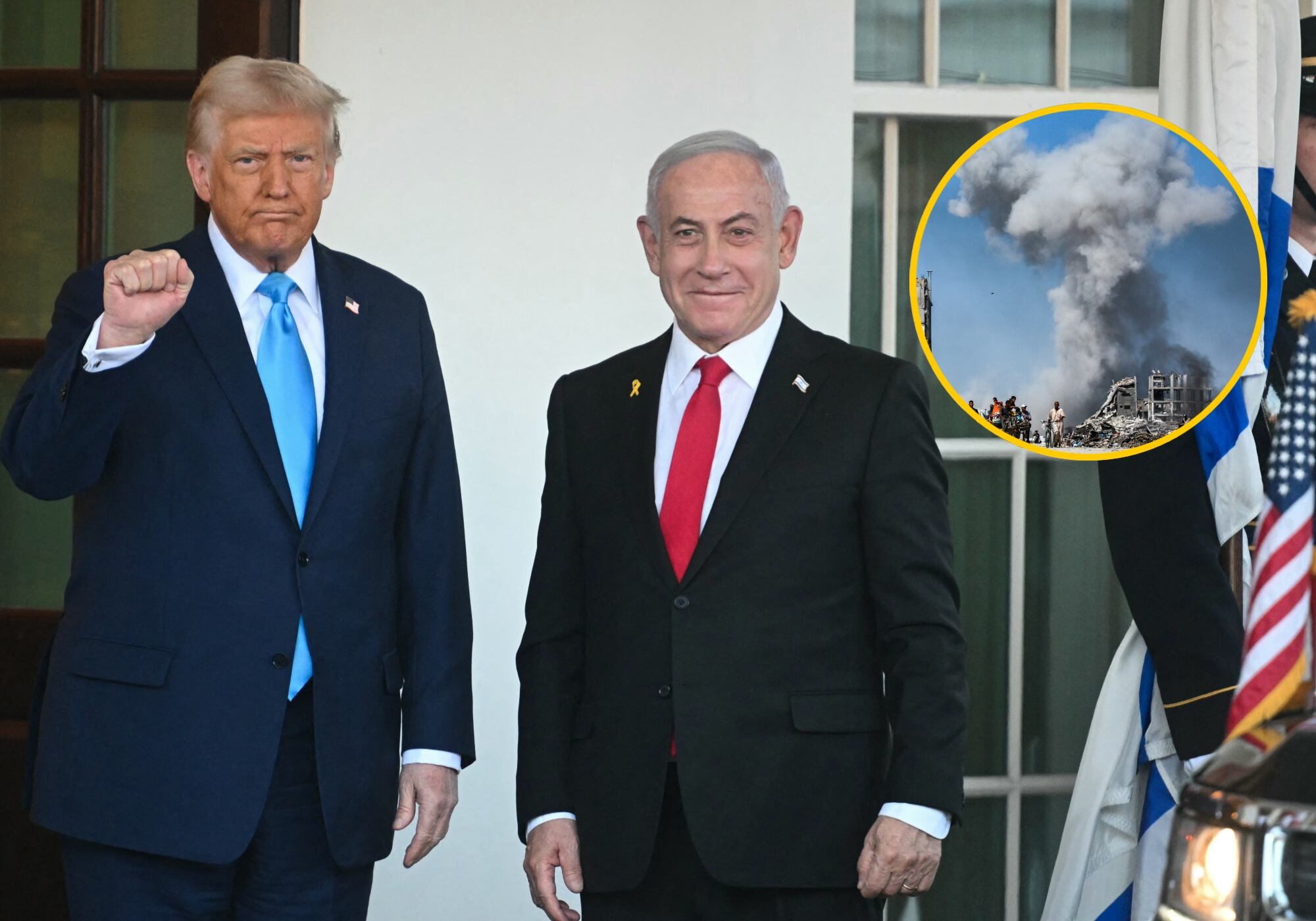Netanyahu aseguró que trabaja con Trump en un plan para Gaza que aún no está terminado. Foto: Getty Images.
