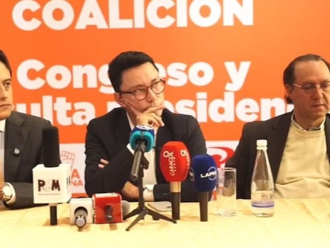 Luis Carlos Reyes, Carlos Caicedo y Jaime Araujo. Foto: Suministrada