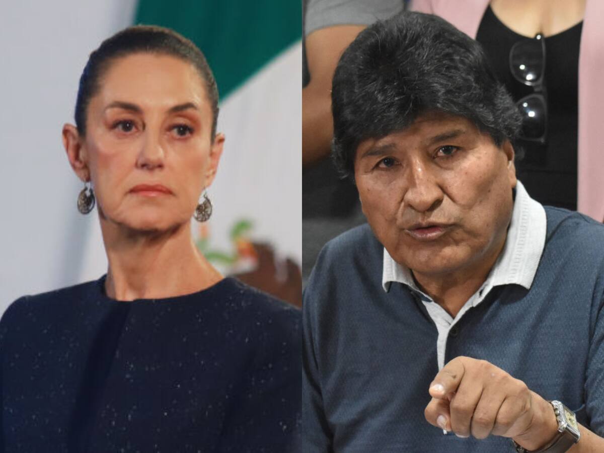 Claudia Sheinbaum condenó el ataque contra el expresidente de Bolivia Evo Morales