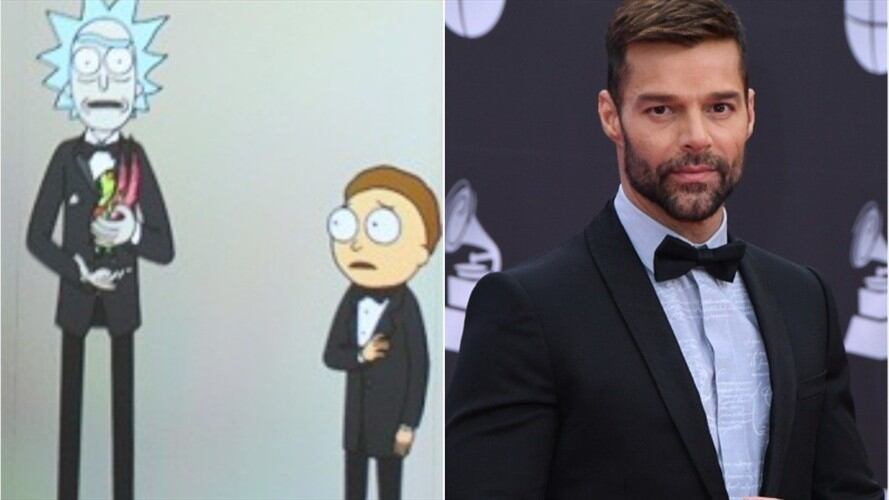 ‘Rick y Morty’ - Ricky Martin. Foto: Kevin Winter - Mindy Small/ Getty