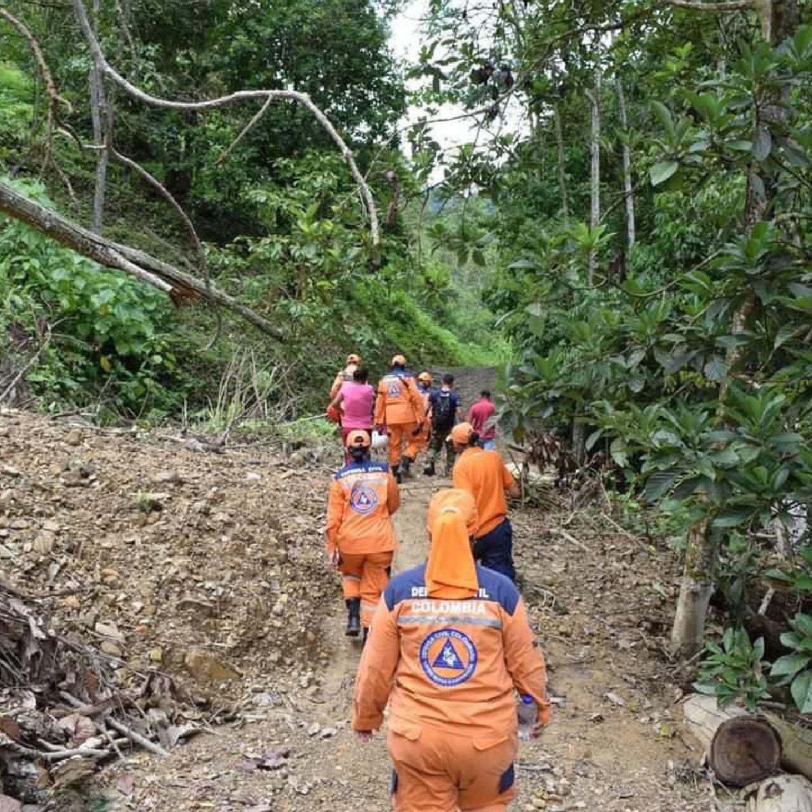 Cuatro muertos y tres desaparecidos deja ola invernal en Santander. Foto: Cortesía Defensa Civil- Gestión de Riesgo