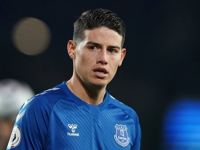 James Rodríguez, jugador del Everton y de la Selección Colombia. Foto: Jon Super - Pool/Getty Images