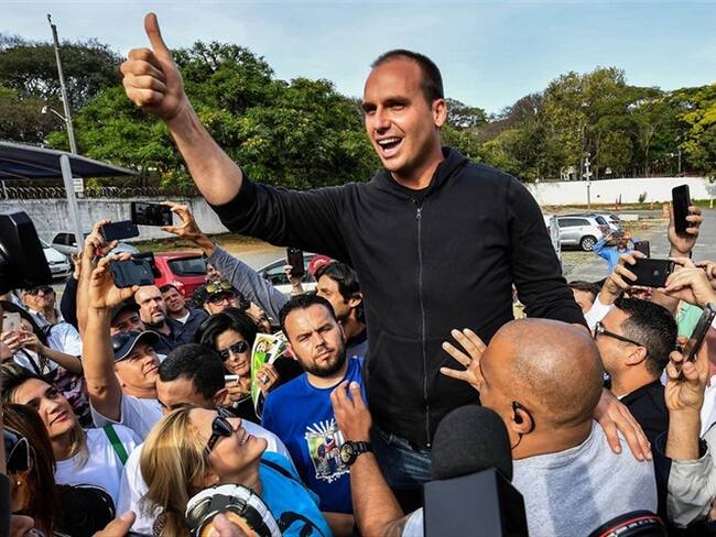 La solución para la crisis venezolana es la salida de Maduro del poder: Eduardo Bolsonaro