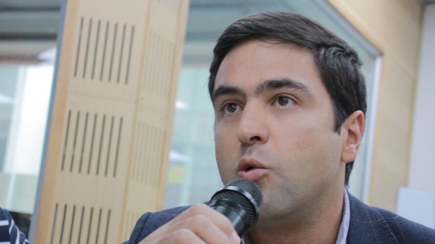 Samuel Hoyos, miembro del Centro Democrático, ex precandidato a la Alcaldía de Bogotá. Foto: La WCon Vicky Dávila