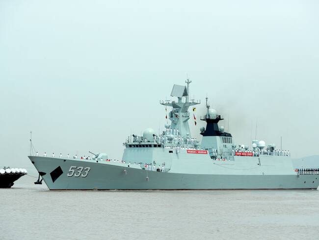 Imagen de referencia buque de guerra de China (Photo by VCG/VCG via Getty Images)