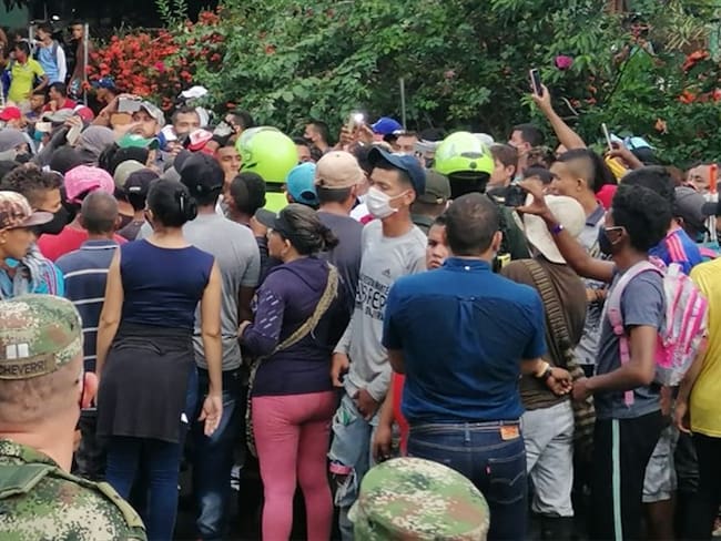 Más de mil personas han invadido el resguardo indígena. Foto: Cortesía: Denunciante