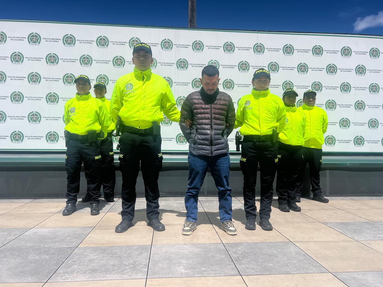 Captura de Elder José Arteaga Hernández, alias ‘el Costeño’. Foto: Policía