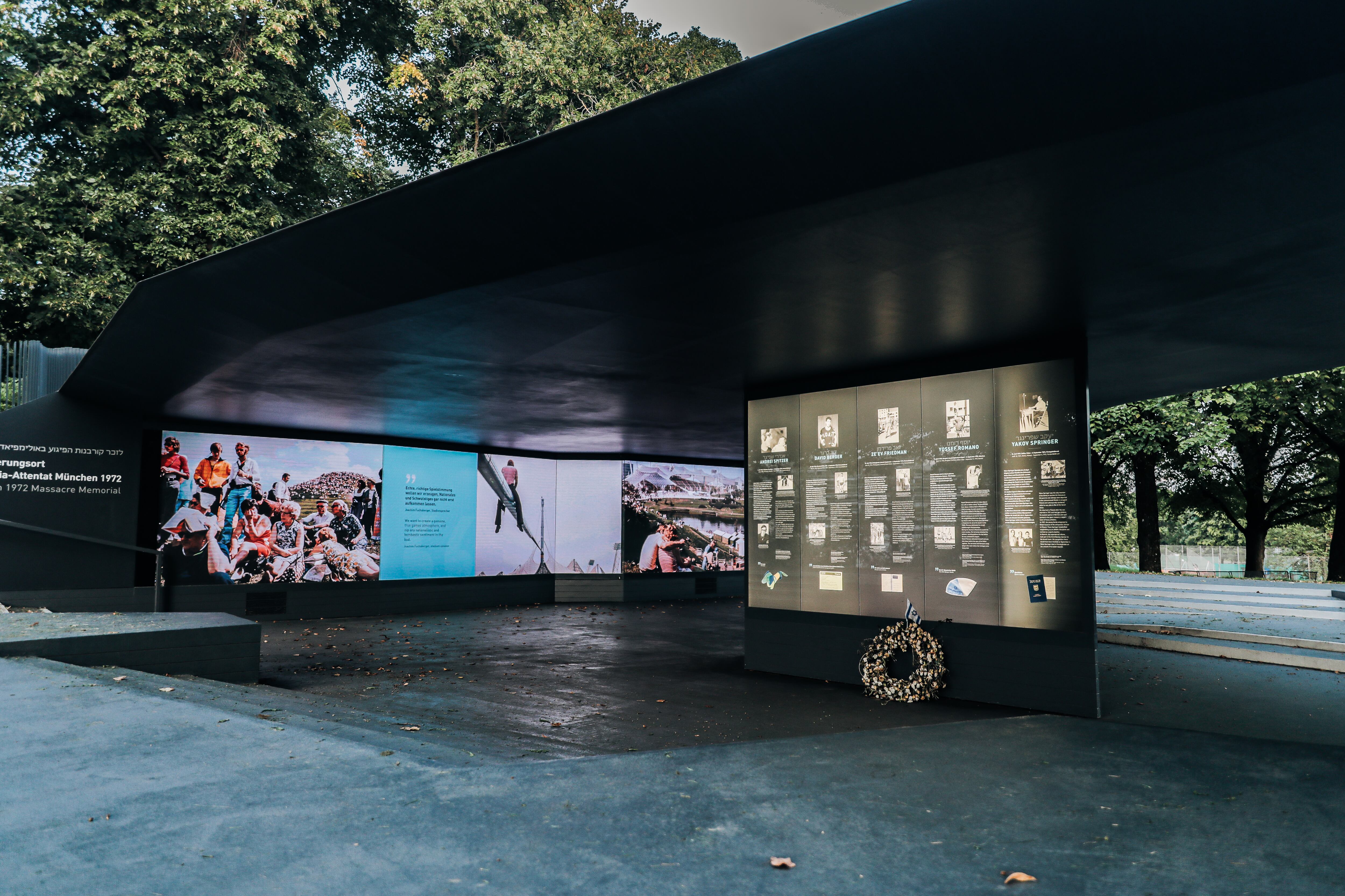 Conmemoración del atentado terrorista durante los Juegos Olímpicos de Múnich en 1972. (Photo by Leonhard Simon/Getty Images)