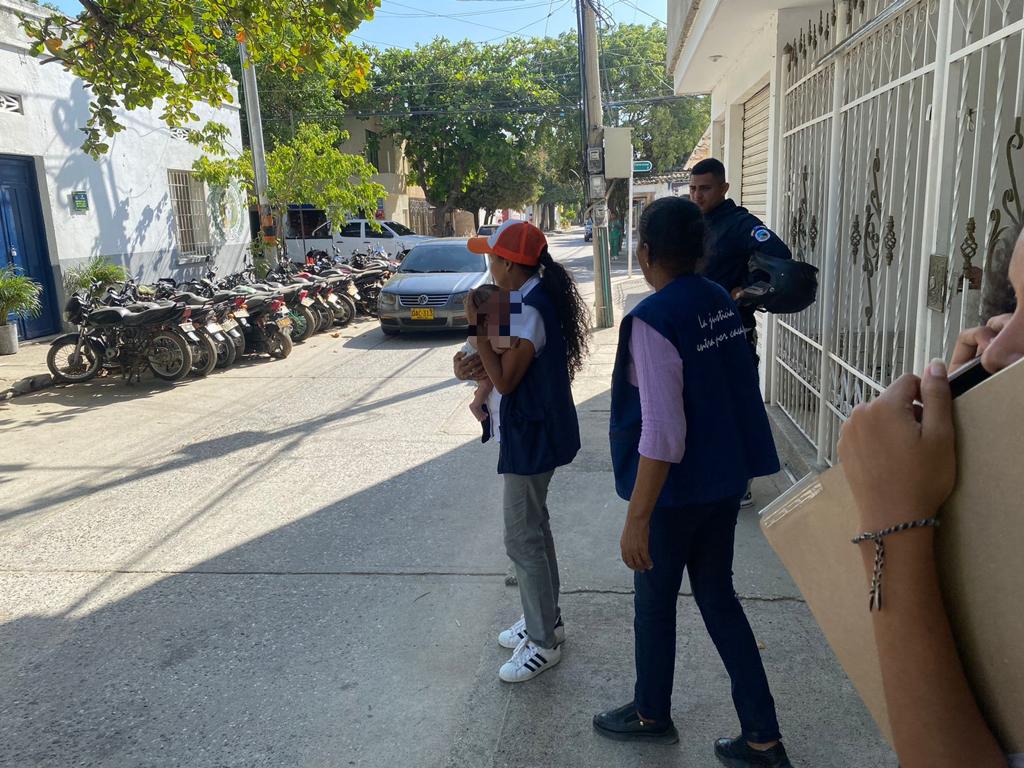 Foto:  Menor rescatado/ Alcaldía de Santa Marta