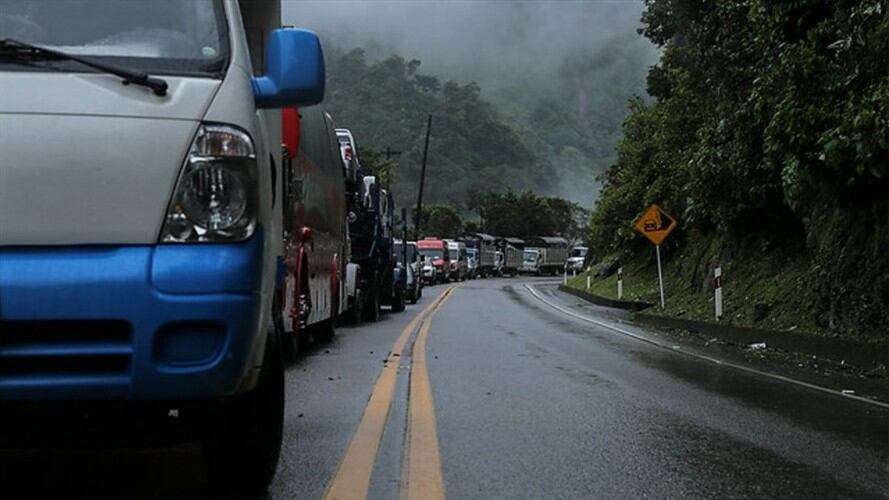 Vía Bogotá – Villavicencio . Foto: Colprensa