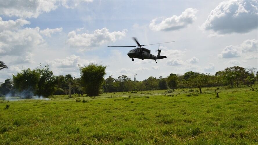 El militar fue evacuado de la zona y llevado a la Clínica Fundación Valle de Lili de la ciudad de Cali. Foto: