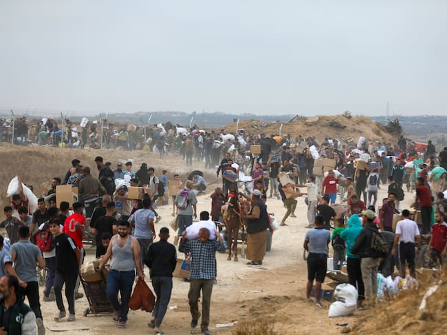 Franja de Gaza. Foto: Moiz Salhi/Anadolu via Getty Images.