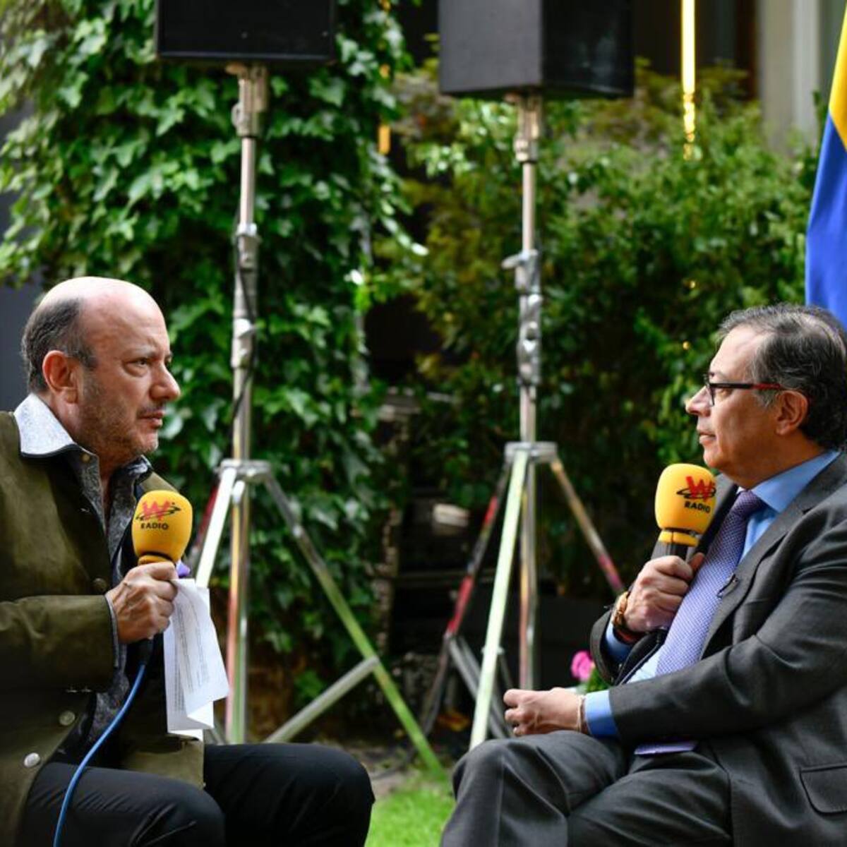 Gustavo Petro hace un balance del “balconazo” y de su visita a España