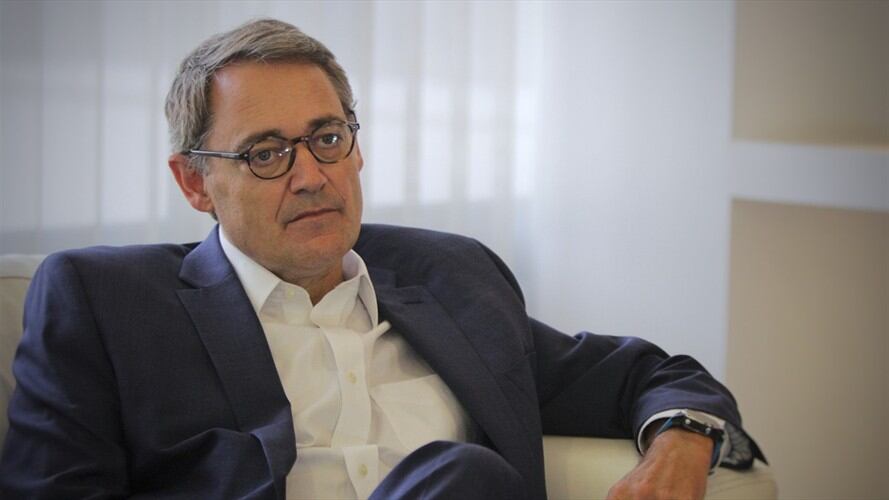 Presidente del Banco BBVA para Colombia, Oscar Cabrera. Foto: Colprensa