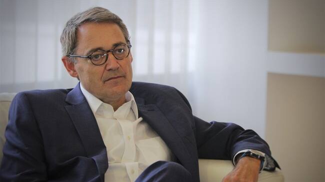 Presidente del Banco BBVA para Colombia, Oscar Cabrera. Foto: Colprensa