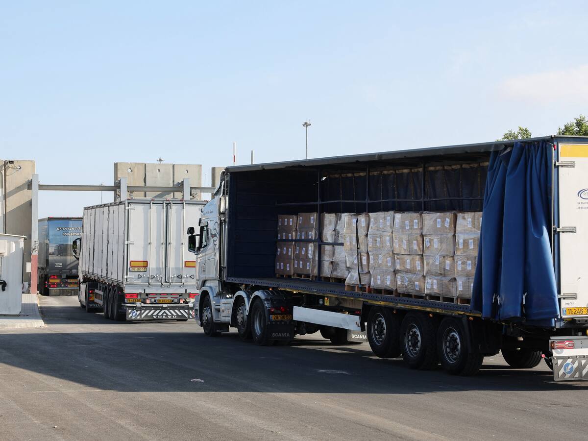 Israel afirmó que permitió ingreso a Gaza de 76 camiones de la ONU con ayuda humanitaria