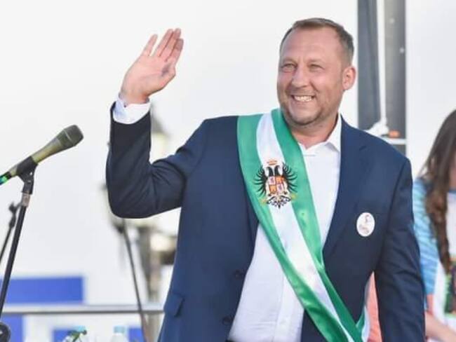 Mikhail Krasnov, alcalde de Tunja (Foto vía cuenta de X @ElRusoAlcalde)