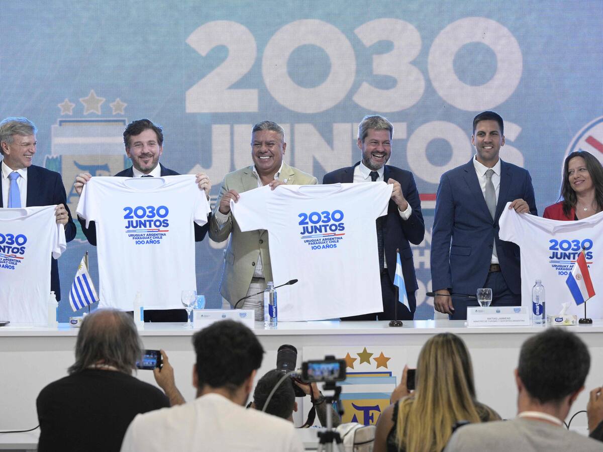 Uruguay, Argentina y Paraguay acogerán partidos inaugurales del Mundial 2030