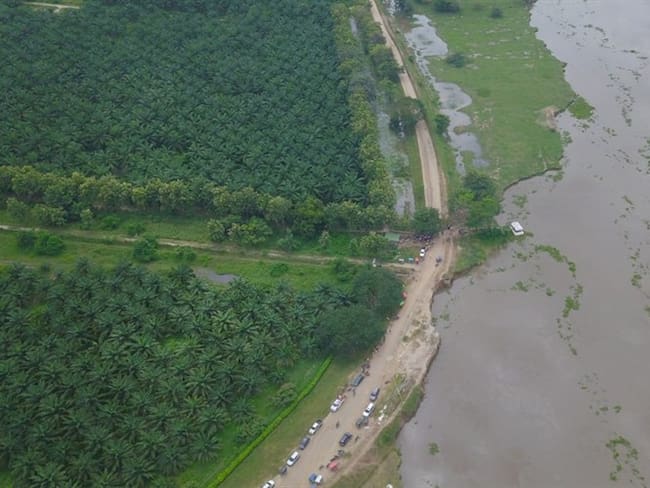 “Hay una omisión evidente”, gobernador electo del Magdalena sobre erosión en vía Salamina-El Piñón. Foto: Cortesía Fuerza Ciudadana