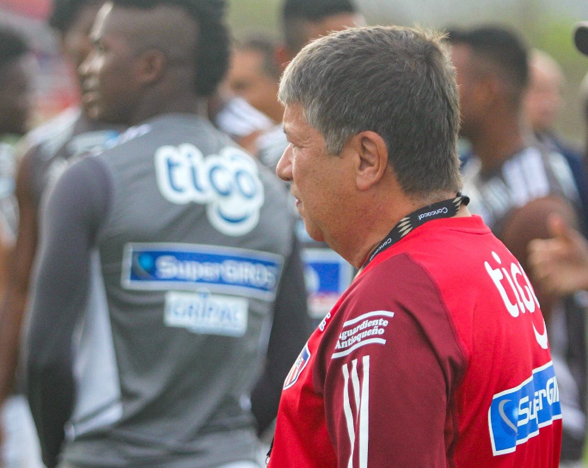 Hernán Darío Gómez, director técnico del Junior. Foto: Colprensa.
