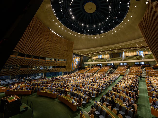 Asamblea General de la ONU. (Photo by ED JONES/AFP via Getty Images)