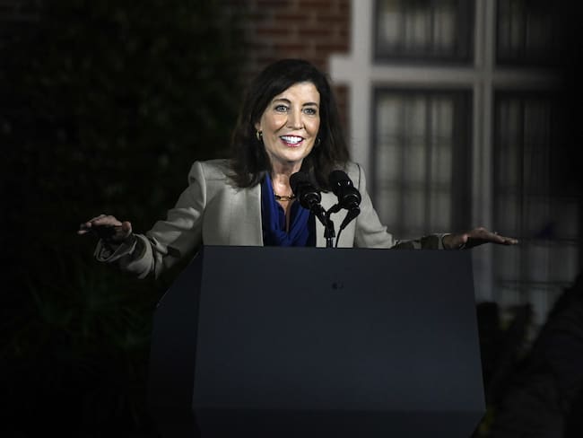 Kathy Hochul. (Photo by Stephanie Keith/Getty Images)