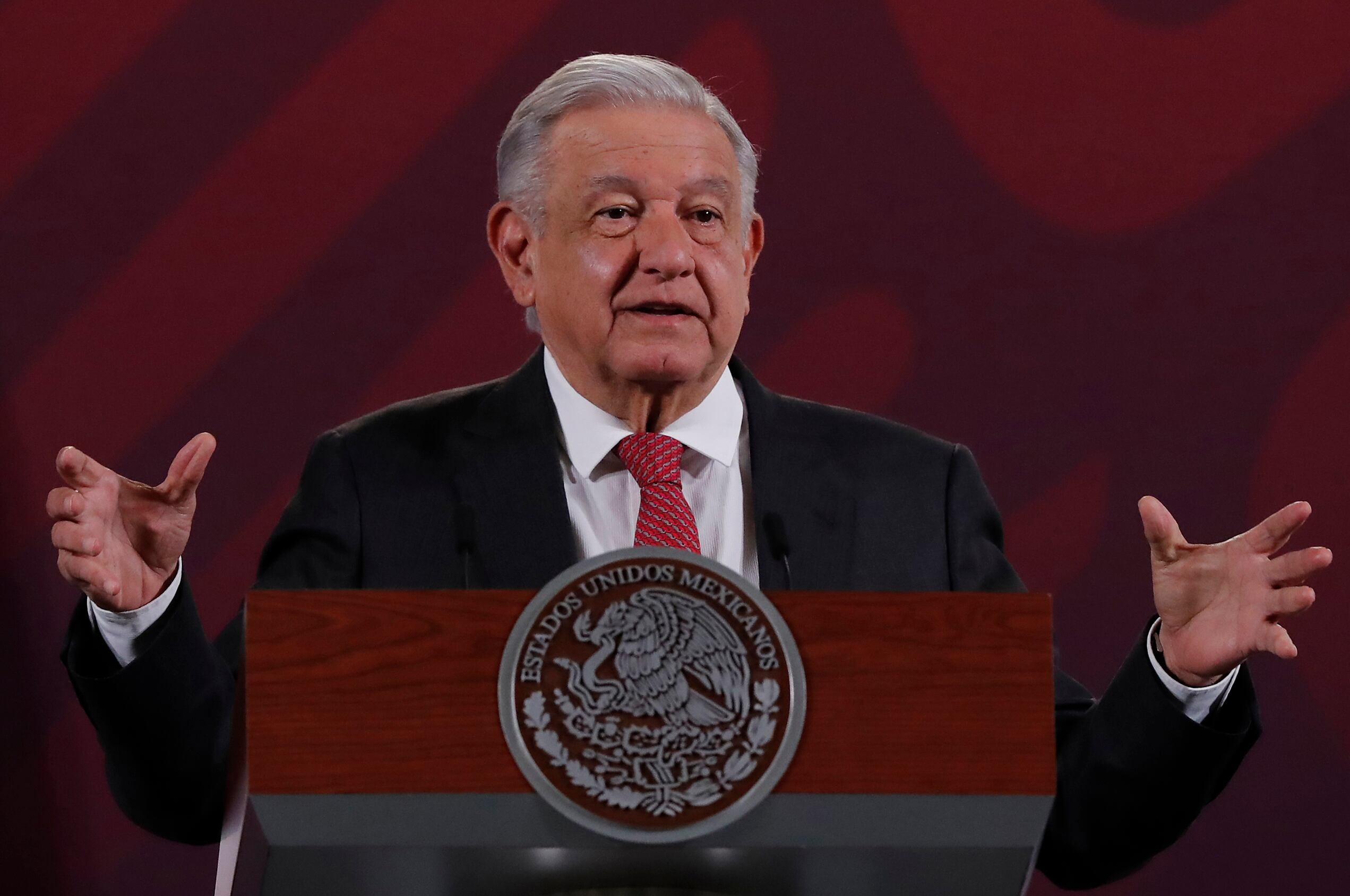 El presidente de México, Andrés Manuel López Obrador. Foto: EFE.
