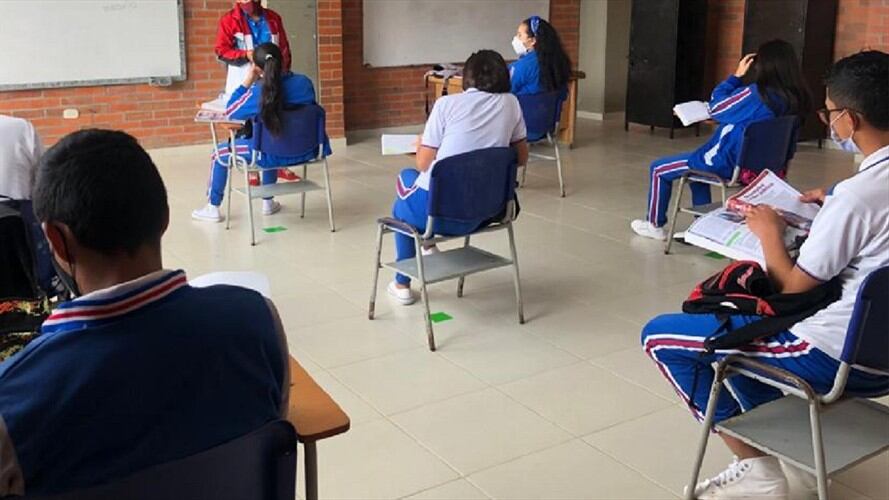 clases presenciales. Foto:suministrada.