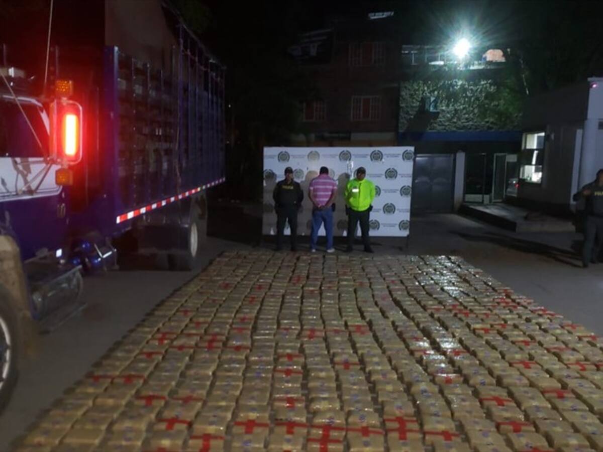 Incautan una tonelada de marihuana en Santander de Quilichao, Cauca
