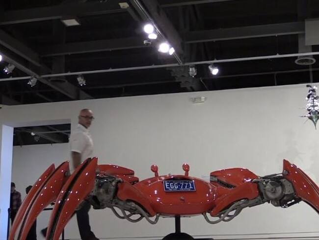 El argentino que hace arte con basura industrial