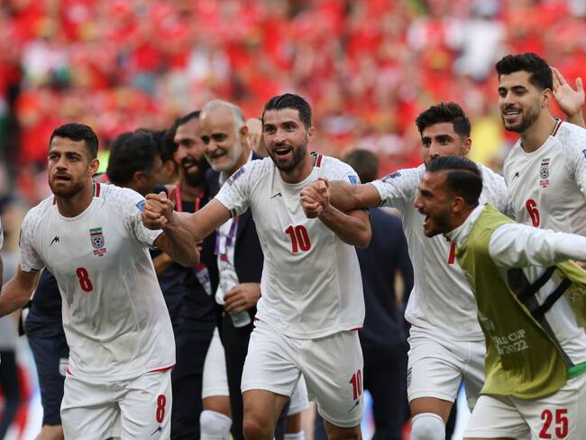 Irán vs Gales. Mundial en Doha, Qatar. (Photo by Ian MacNicol/Getty Images)