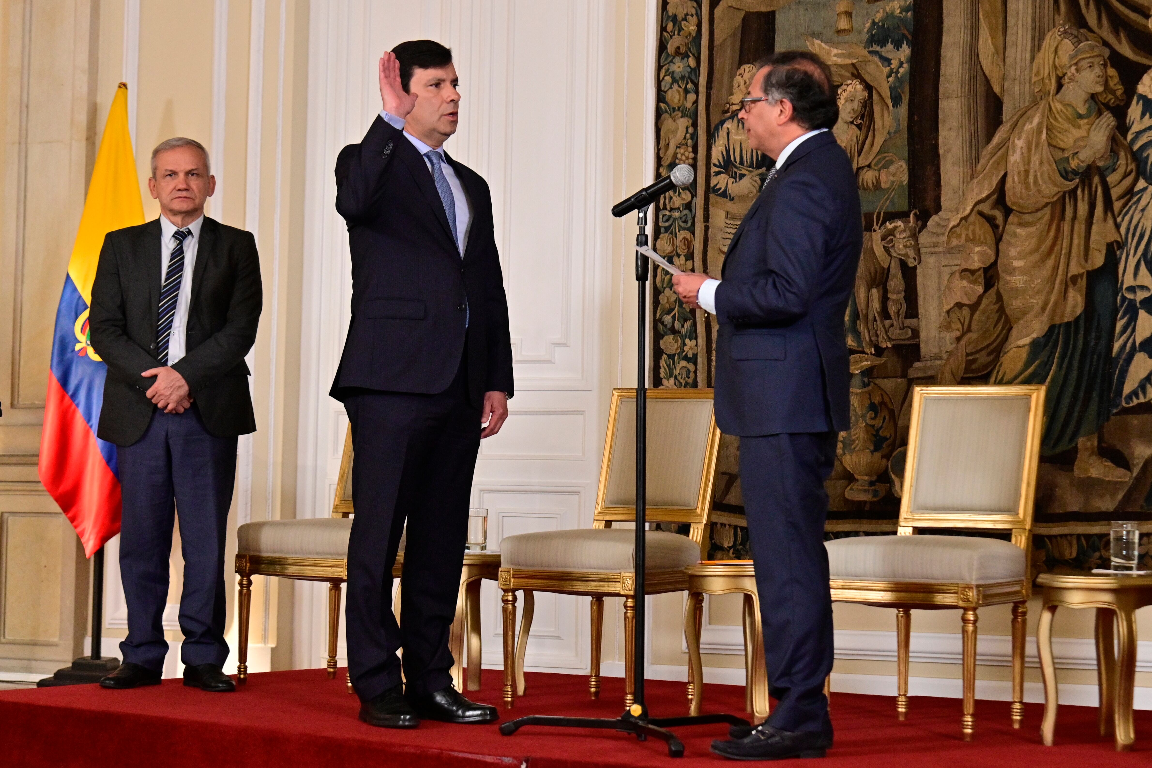 Petro llama al poder judicial para que su labor vaya de la mano de la lucha contra la crisis climática. Foto: Presidencia.