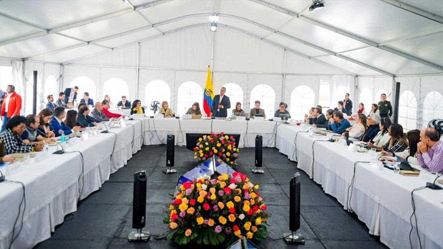 Iniciaron una revisión estratégica de los proyectos que impulsarán este año.. Foto: Presidencia de la República