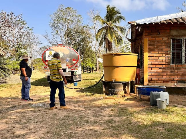 Sequía en Planeta Rica, Córdoba. Foto: Alcaldía Planeta Rica.