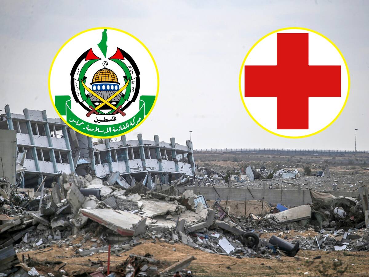 Hamás calificó la suspensión de actividad de Cruz Roja en ciudad de Gaza de irresponsable