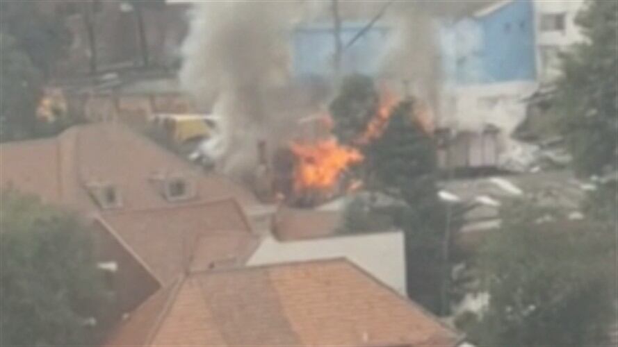 Incendio en La Merced. Foto: Cortesía