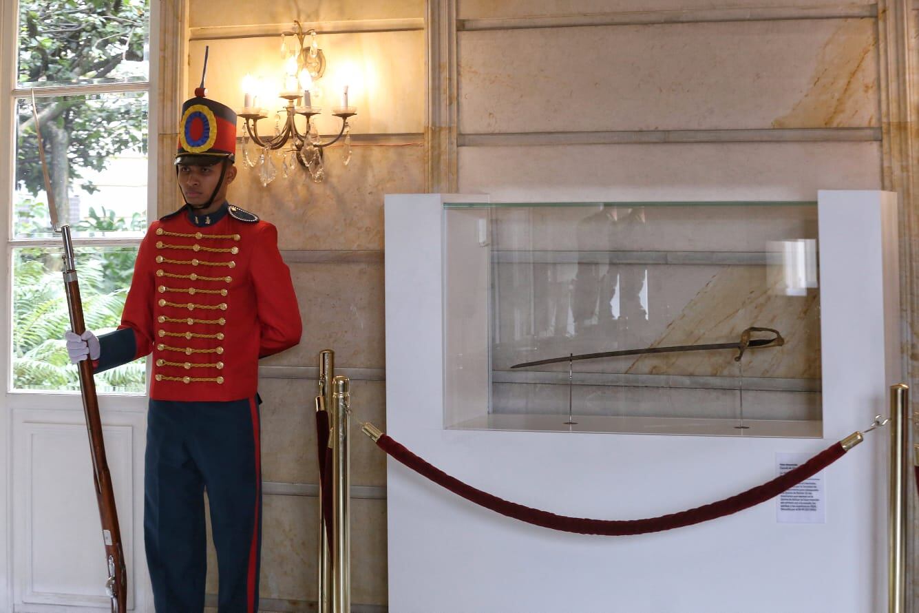 Espada de Bolívar. Foto: Cortesía.