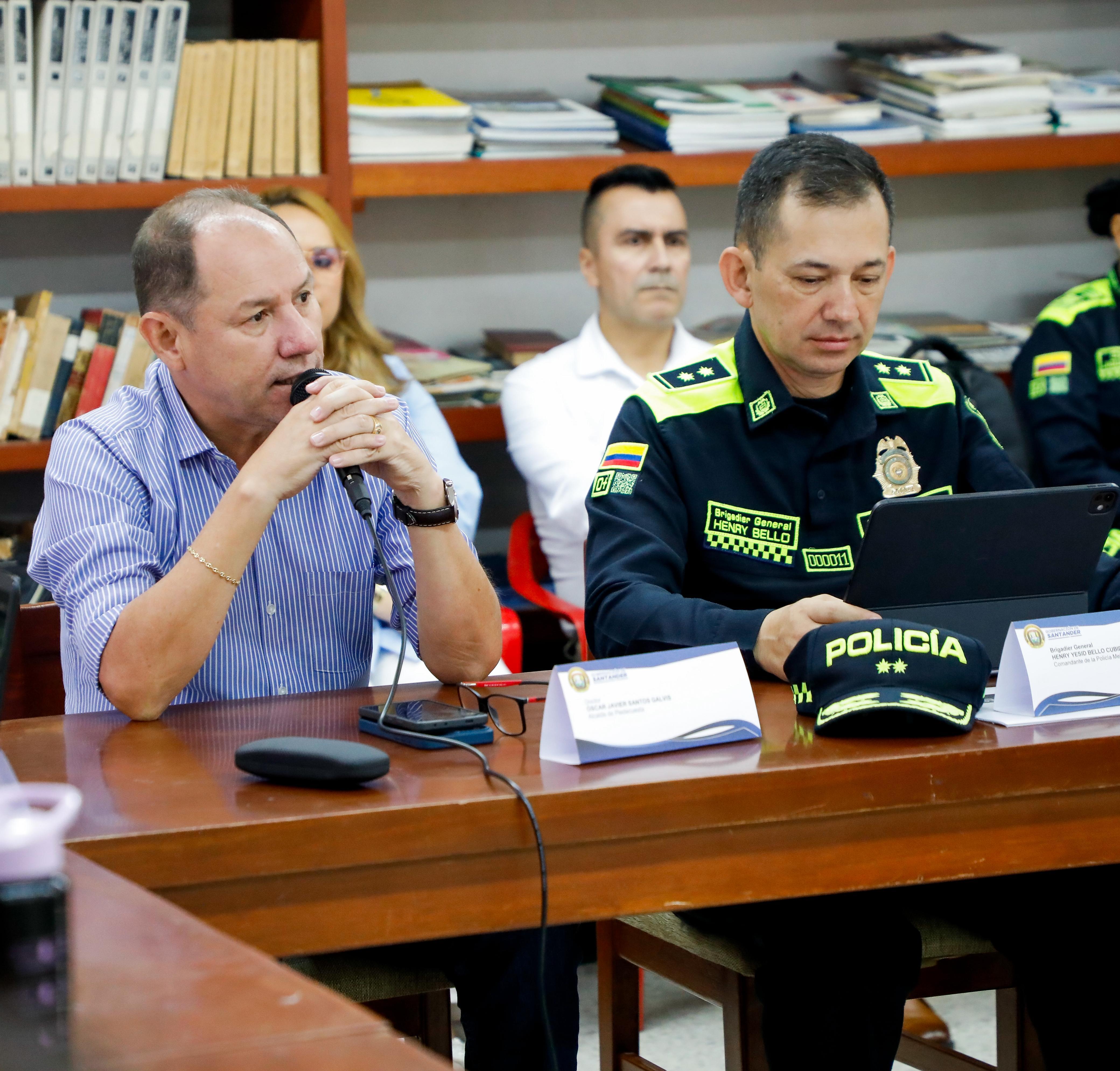 Ofrecen recompensa de $50 millones por la captura de extorsionistas en Piedecuesta, Santander. Foto: Alcaldía de Piedecuesta. 