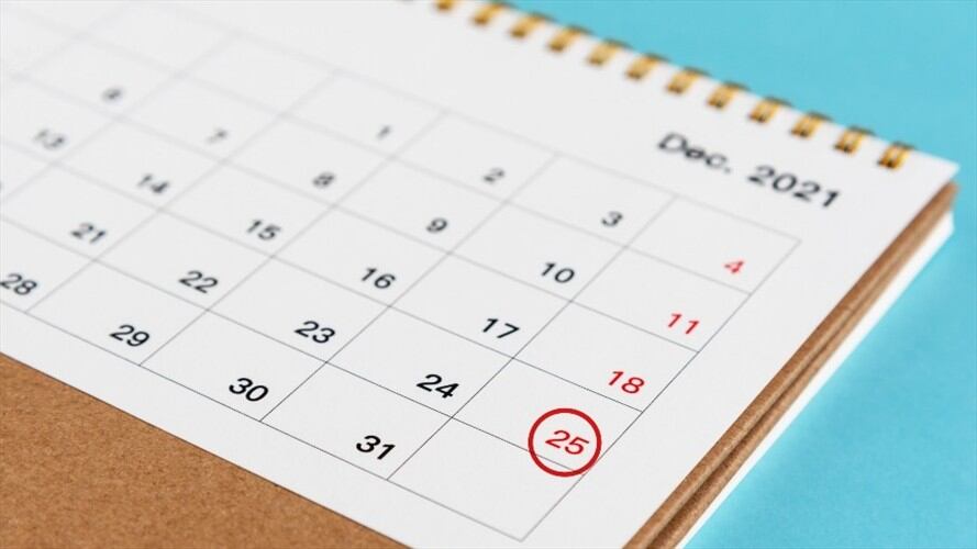 Foto de referencia de un calendario con festivos en Colombia 2021. Foto: Getty Images/Nora Carol Photography