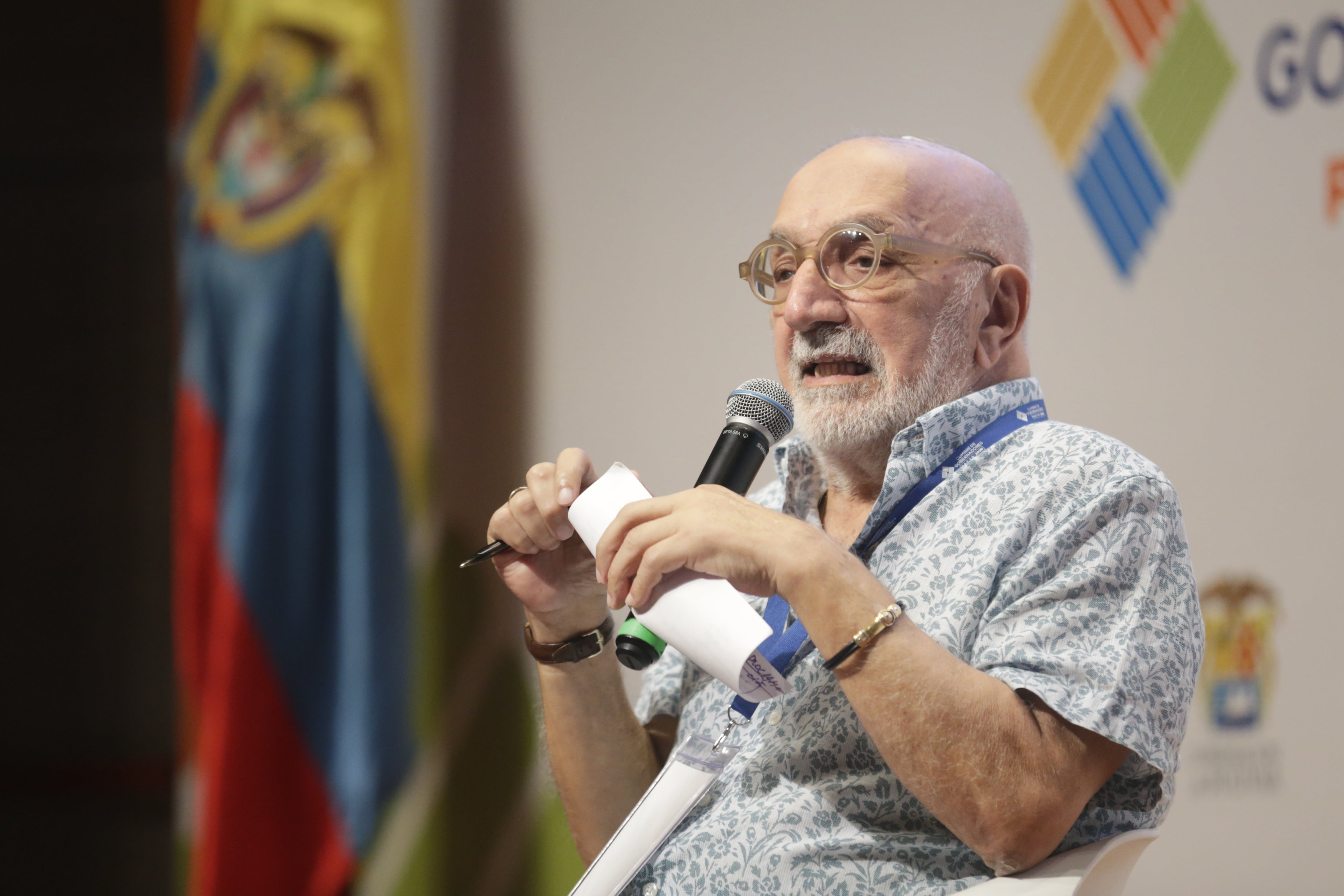 Juan Gossaín, Periodista. (Colprensa-Sergio Acero)