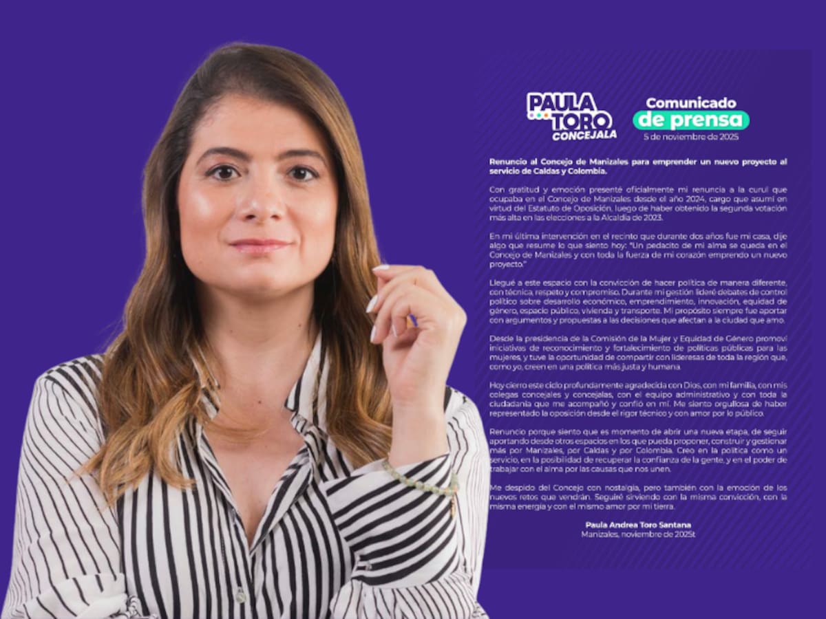 Concejal de Manizales renuncia a su curul para aspirar a la Cámara de Representantes por Caldas