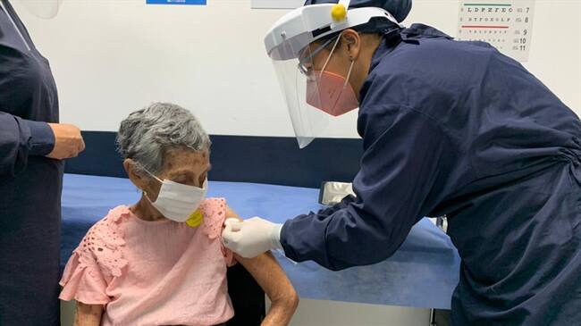 En un 27% estaría la aplicación de las vacunas contra el COVID-19 asignadas en Córdoba.Foto:prensa alcaldía Montería-Referencia.