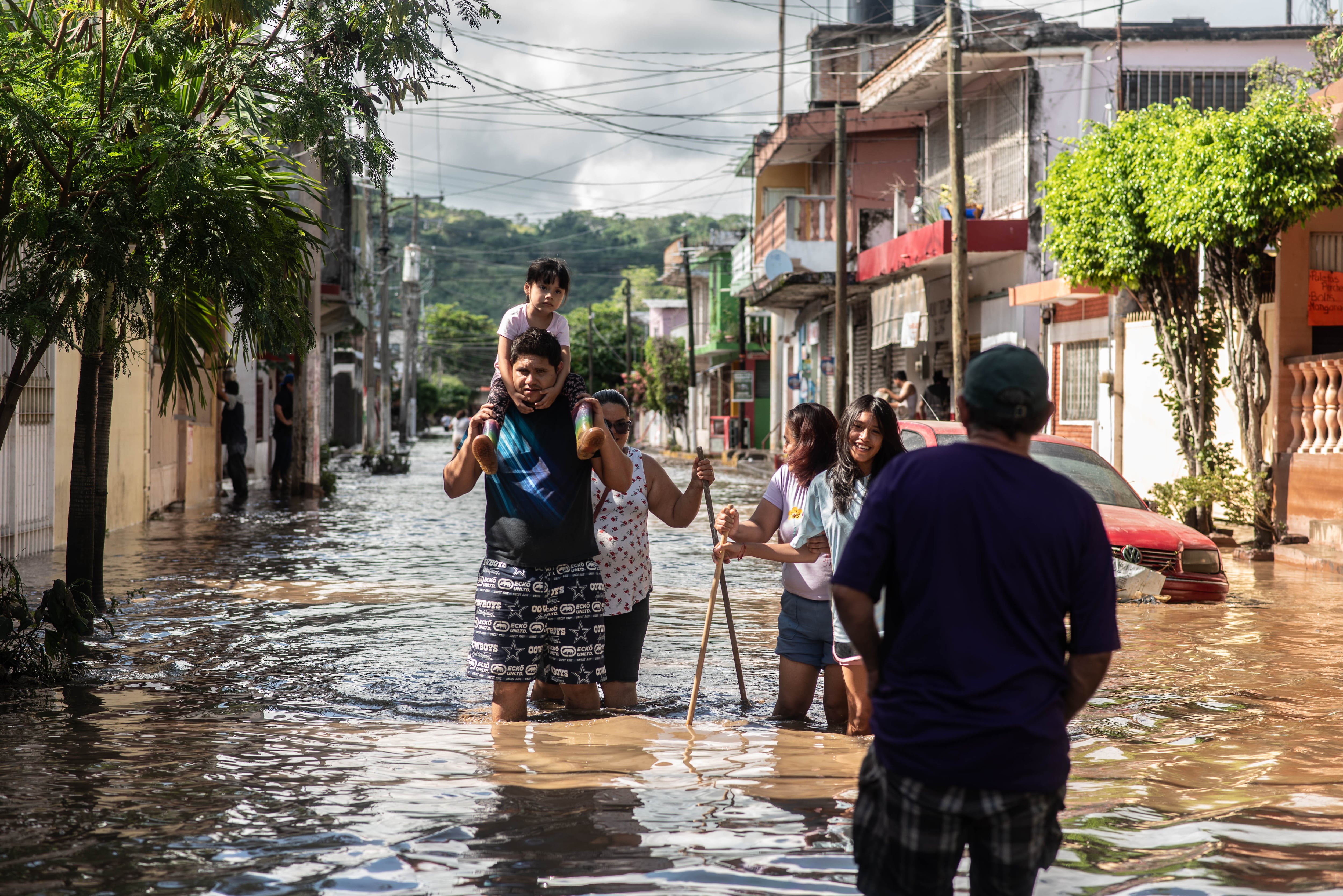 Inundaciones México. Foto: Hector Quintanar/Getty Images.