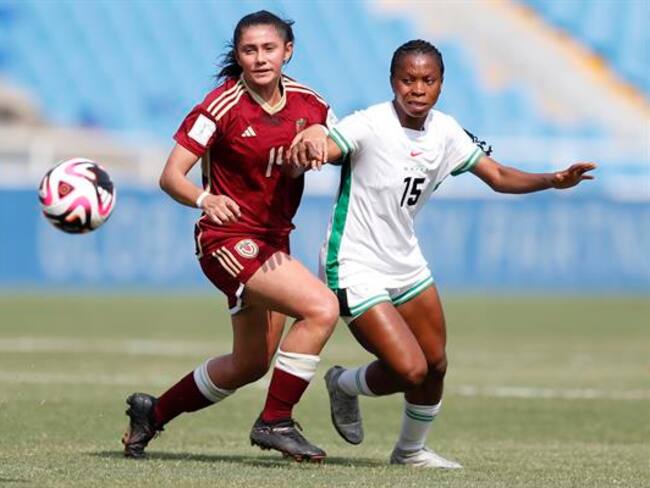 Venezuela vs Nigeria. Foto: EFE.
