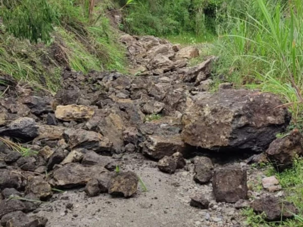Graves afectaciones por la ola invernal en Guateque, Boyacá